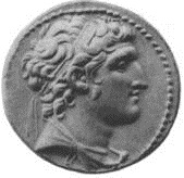 Alexander Balas Seleucid King ca 150-149 BCE Tetradrachm Tyre 